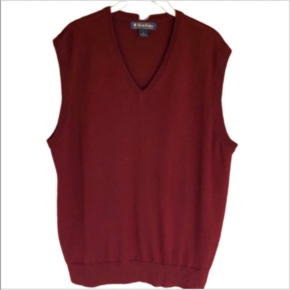 Brooks Brothers Extra Fine Italian Merino Vest